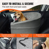 VEVOR Dog Booster Car Seat Pet Car Seat for Small Medium Dog up to 55 lbs. Gray