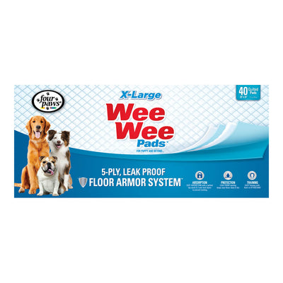 Four Paws 100513823 Wee-Wee Pads 40 pack