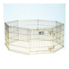 Midwest 540-24 Gold Zinc Pet Exercise Pen 8 panels