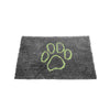 DGS Pet Products DGSDDMP232142 Dirty Dog Door Mat Small Cool Grey/Lime Green 23″ x 16″ x 2″