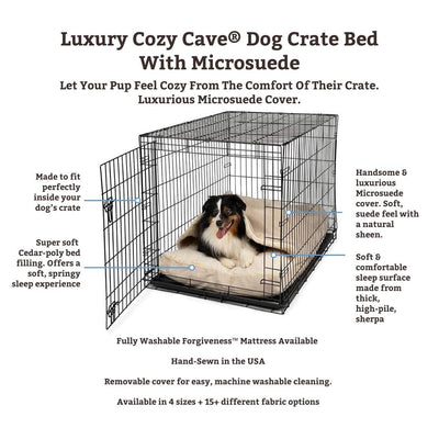 Luxury-Cozy-Cave_C2_AE-Dog-Crate-Bed-With-Microsuede_e114dbc7-bb07-4643-bd1d-5789637674e22 of 10