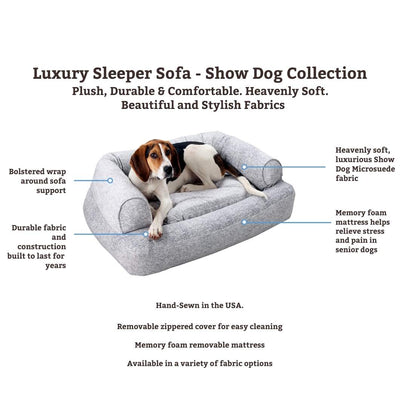 Overstuffed Sofa - Small - Merlin Camel