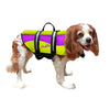 Pawz Pet Products PP-ZN1200 Neoprene Dog Life Jacket Neon