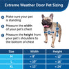 PetSafe PPA00-16852 Extreme Weather Aluminum Pet Door - Xlarge White Sizing