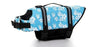 Pet Dog Life Jacket Safety Clothes for Pet Life Blue flower