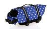 Pet Dog Life Jacket Safety Clothes for Pet Life Blue Dots