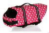 Pet Dog Life Jacket Safety Clothes for Pet Life Pink Dots