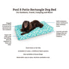 Pool & Patio 19X24 Rectangle - Small - Ramey Gray/White Cord