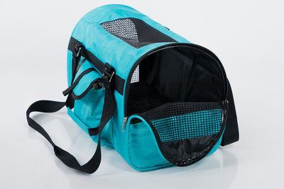 Prefer_Pets_566_Jet_Carrier_Aqua_Pet_Carrier_-_Half_Side_OpenView1 of 17