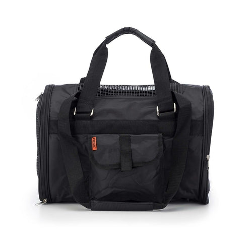 Prefer_Pets_566_Jet_Carrier_Black_Pet_Carrier_-_Front_View_da48bb92-e1fe-4435-94b8-8c724ff4fb0913 of 17