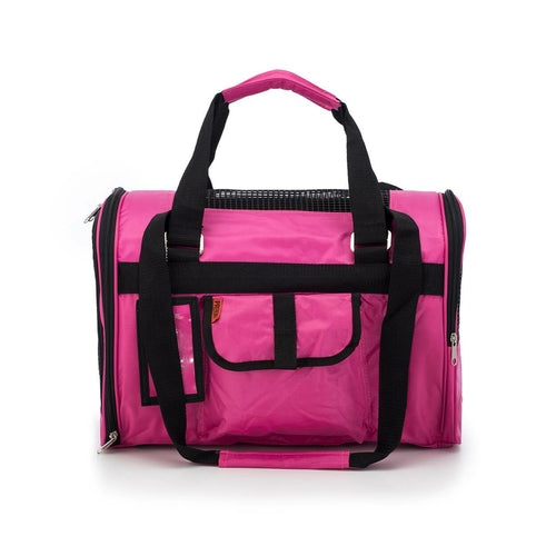 Prefer_Pets_566_Jet_Carrier_Fuschia_Pet_Carrier_-_Front_View_c86930bb-a904-4bd2-aa5b-17b3429a7edf12 of 17