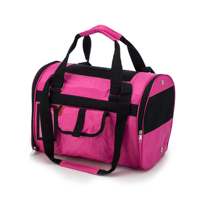 Prefer_Pets_566_Jet_Carrier_Fuschia_Pet_Carrier_-_Side_View_Closed3 of 17