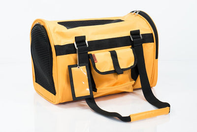 Prefer_Pets_566_Jet_Carrier_Tangerine_Pet_Carrier_-_Side_View4 of 17