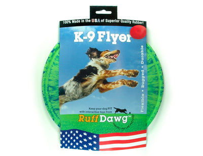 K9 Flyer Jr Dog Toy Green