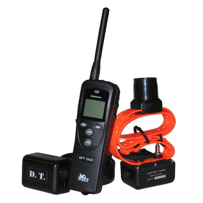 D.T. Systems SPT-2432 Super Pro e-Lite 2 Dog 3.2 Mile Remote Trainer with Beeper
