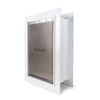 Wall Entry Pet Door - Large White Side View