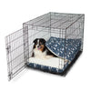 WAG Cozy Crate Cave - Large - Pedigree Denim with dog