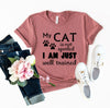 DT0175 My Cat Is Not Spoiled Shirt pink