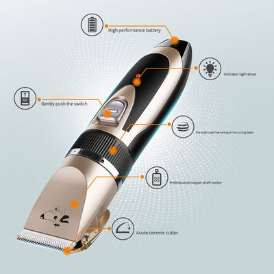 Dog Cat Hair Clipper Pet Hair Shaver8 of 14