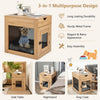 Furniture Style Dog Kennel with Drawer and Removable Dog Bed - 1 of 10