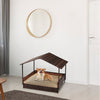 Wicker Dog House, Elevated Rattan Dog Bed sun protection