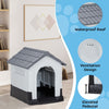 26 inch Plastic Dog House, Indoor Outdoor Doghouse 7 of 13