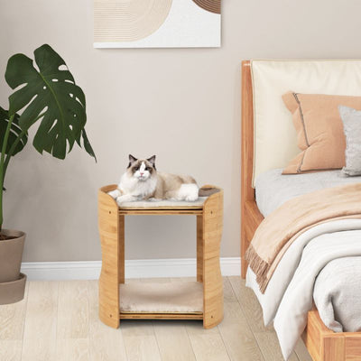 Cat Furniture 2-Tier Cute Small Cat Tree for Indoor2 of 14