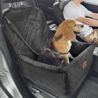 VEVOR Dog Booster Car Seat Pet Car Seat for Small Medium Dog up to 40 lbs. Black - 8 of 8