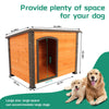 45"Dog House Outdoor and indoor wooden kennel dimensions