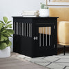 furniture dog crate in home