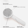 Cat Grooming Brush, Self Cleaning Slicker Brushes For Dogs Pet Hair Removal Comb Stainless Steel Needle Cat Brush Self Cleaning For Cats Dogs Hair Remover Scraper Pet Grooming Tool - 5 of 17