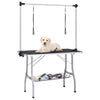 Adjustable Dog Grooming Table with 2 Loops and Basket - 1 of 11