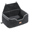 VEVOR Dog Booster Car Seat Pet Car Seat for Medium Large Dog up to 55 lbs. Black - 1 of 8