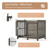 furniture dog crate iron frame