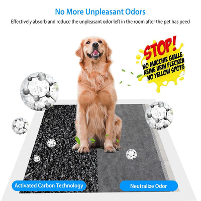 100Pcs Dog Pee Training Pads Super Absorbent Leak-proof Quick Dry - 2 of 10