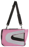 Airline Approved Folding Zippered Sporty Mesh Pet Carrier - Pink and White - 5 of 9