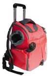 Touchdog Wuffle Duffle Wheeled Backpack Pet Carrier - Red - 1 of 8