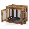 Furniture Dog Crate with Tray for Small Dogs doors open