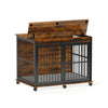 furniture dog crate open lid