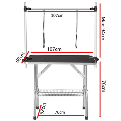 NEW HIGH QUALITY FOLDING PET GROOMING TABLE STORAGE BASKET - 4 of 8