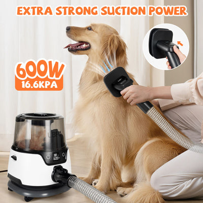 Dog Grooming Kit Low Noise Wholesale Pet Hair Vacuum Cleaner Dog Dryer Removal Brush with 6 Pet Grooming Tools - 6 of 20