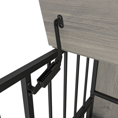 furniture dog crate hardware shown