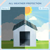 PawHut Plastic Dog House, weather protection