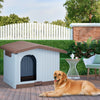 34 inch Large Plastic Dog House with Liftable Roof Easy clean