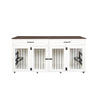 Furniture dog crate white main view