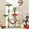 Cute Christmas Cat Tree with Sisal Scratching Posts and Gift Box Shaped Condo - 6 of 11