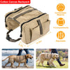 Pet Dog Backpack Hound Hiking Camping Saddle Bag Cotton Canvas For Medium Large Dog - 4 of 11