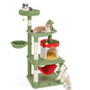 Cute Christmas Cat Tree with Sisal Scratching Posts and Gift Box Shaped Condo - 4 of 11