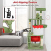 Cute Christmas Cat Tree with Sisal Scratching Posts and Gift Box Shaped Condo - 8 of 11