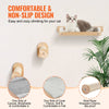 VEVOR Wall Mounted Cat Shelves with 2 Jumping Posts & 2 Hammocks up to 40 lbs. - 5 of 11
